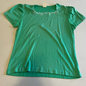 Vintage Jantzen green casual top M